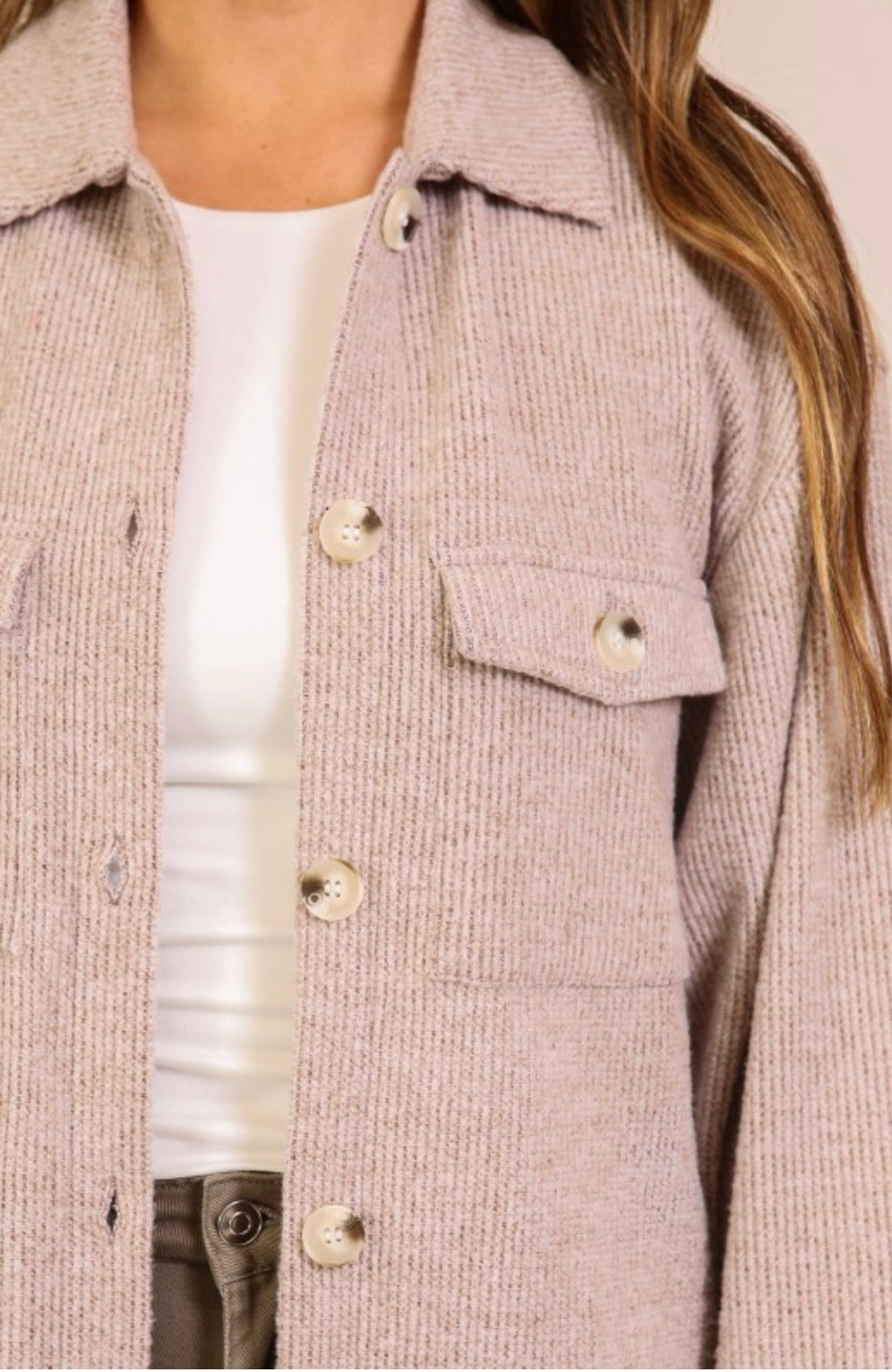 Cozy Oversized Shacket (brown)